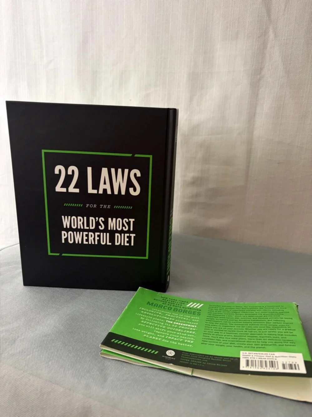 The Greenprint Marco Borges Hardcover Book Plant Based Diet Excellent ((F147)
